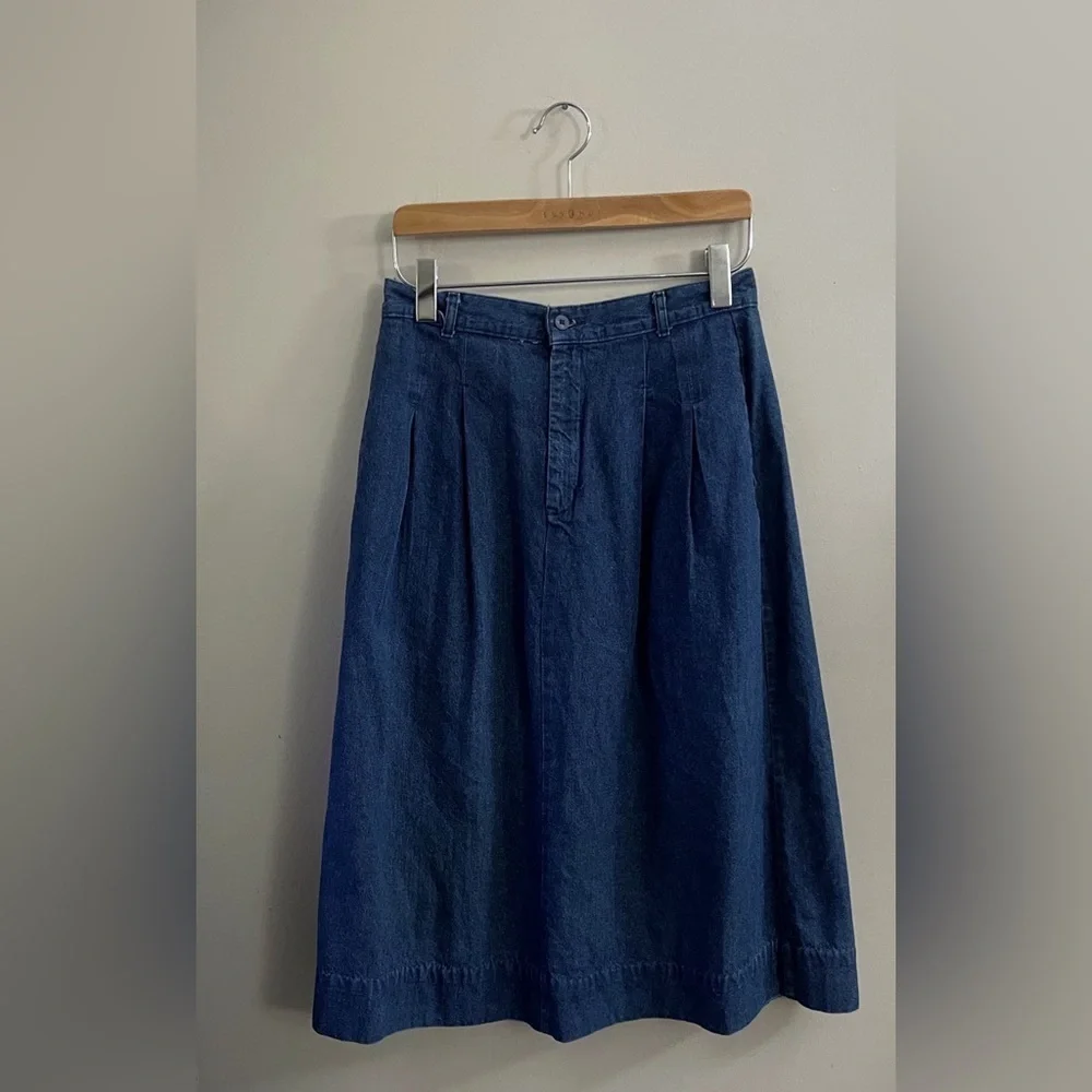 Vintage Pre 1971 LEVI'S Big E A-Line Skirt Boho Chic Cottagecore Festival
